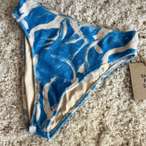 NWT Stone Fox Swim Sola Terry Bikini bottom - Picture 5 of 8